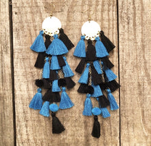 Load image into Gallery viewer, Dangle Tassel Earrings (More colors available)