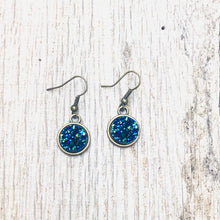 Load image into Gallery viewer, Dangle Druzy Earrings (Multiple colors)